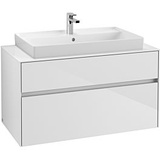 Villeroy & Boch Collaro Waschtischunterschrank C02000DH 100x54,8x50cm, Waschtisch mittig