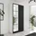 kier furniture Drehtürenschrank Eden 105 x 205 x 39 cm Schwarz