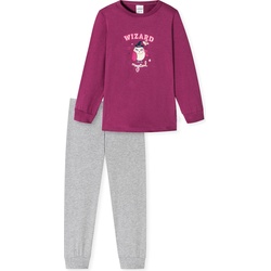 Schiesser, Mädchen, Pyjama, Cat Zoe Organic Cotton Schlafanzug, Violett, (140)