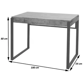 MCW L53-K2 Konsolentisch 80x100x54 cm