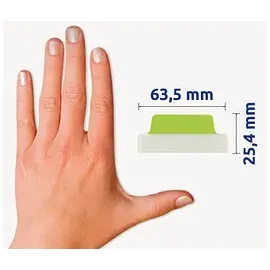 Avery Zweckform UltraTabs Schmal Haftmarker weiß 24 Blatt