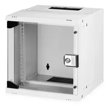 Digitus DN-49100 10 Wandgehäuse Flatpack, 6HE, 254mm Tiefe, Grau, Grau (Metallgehäuse), Grau (RAL 7035)