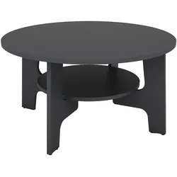 byLIVING Couchtisch JONNY, Breite 80 cm, anthrazit, praktischem Ablageboden