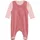 FIXONI Langarmbody Body LS w.Velour Romper rot 56 - ca. 0-3 Monate