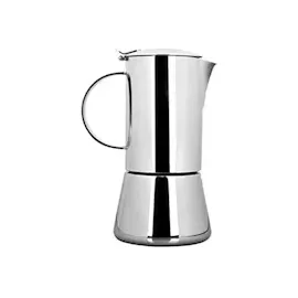 Ibili - Express-Kaffeekocher Essential, 2 Tassen, 100 ml, Edelstahl, für Induktionsherde geeignet