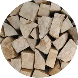 Eichenbrennholz, 100% Eiche, Brennholz 25 cm - fertig für Herd, Kamin, Feuerschalen, Lagerfeuer - Brennholz, Kaminholz, Grillholz (15 kg)