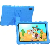 Kinder-Tablet, 10,1 Zoll Android 13 Tablet für Kinder, 4 GB RAM 32 GB ROM 5000 mAh Akku, Kleinkind-Tablets mit Bluetooth, WLAN, Kindersicherung, Dual-Kamera, stoßfeste Hülle (Blau)