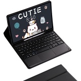 Bueuwe Tastatur Hülle für Samsung-Galaxy-Tab A8 10.5 2022 - Bluetooth-Tastatur Mit Hintergrundbeleuchtung Und Touchpad Für Galaxy Tab A8 10.5" SM-X200/X205/X207,Schwarz