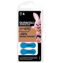 Duracell Hörgerätebatterie DA675 1,4V 6 St.