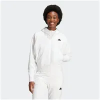 Adidas Damen Kapuzensweat Z.N.E. Woven Zip-, WHITE,