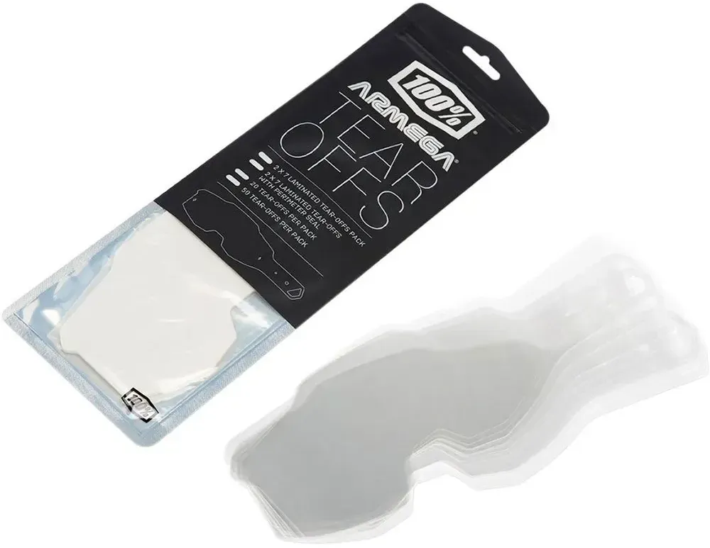 100percent Armega Standard Tear-off 50 Einheiten - Clear - One Size