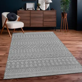Paco Home »Vermont 190« rechteckig 4 mm Höhe Flachgewebe, modernes Design mit Rauten, gesteift, Outdoor geeignet,