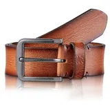 Lerros Ledergürtel »LERROS Ledergürtel *James*« LERROS COGNAC