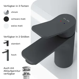 AM.PM X-Joy Einhandmischer Mattschwarz