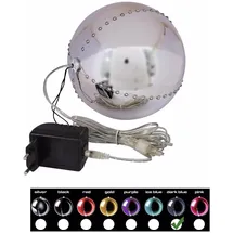 Europalms LED Snowball 15cm, dunkelblau