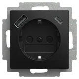 Busch-Jaeger Steckdoseneinsatz 20 EUCB2USBAC-915 Weiß