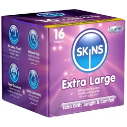 «Extra Large» XXL Kondome ohne Latexgeruch (16 Kondome) 16 St