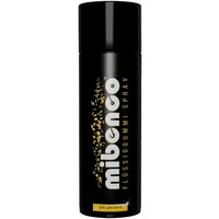 mibenco 71411023 Flüssiggummi Spray / Sprühfolie, Gelb Glänzend, 400 ml - Schutz für Oberflächen und zum Felgen lackieren