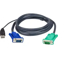 ATEN 2L-5205U KVM-Kabel USB, 5,0m, KVM-Switch Kabel