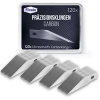 Filzada Filzada® 120x Skalpell Klingen - Skalpell Messer/Bastelmesser Klingen/Skalpell