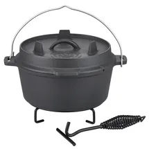 GSW Dutch Oven Ø 24 cm Metall/Gusseisen schwarz