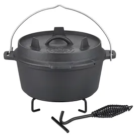 GSW Dutch Oven Ø 24 cm Metall/Gusseisen schwarz