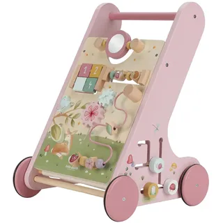 Little Dutch 7332 FSC Holz Activity Laufwagen - Fairy Garden rosa
