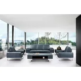Xlmoebel Relaxsessel Polster Loungesessel Cocktailsessel 1-Sitzer aus Leder (1-St., Cocktailsessel 1-Sitzer), Made in Europa schwarz