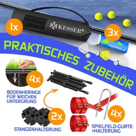 Kesser Badmintonnetz 300cm/400cm/500cm
