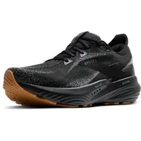 Brooks Men’s Glycerin 22 Neutral Running Shoe, Black/Primer Gray/Biscuit, 44.5 EU