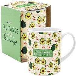 Tasse ‚Avocado – H:)PPY life‘ XL