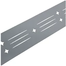 zaun|zu® Sichtschutzstreifen Dekor Starline 255 x 15 cm grau PVC 2 St.