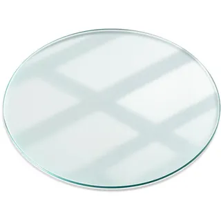 Tulup Tischplatte rund Ø 90 cm Glas transparent