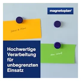 Magnetoplan Ergo-Magnete, large, violett, Pack a 10 Stück