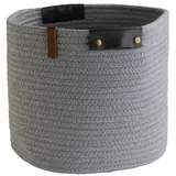 CASANOVA Aufbewahrungskorb grau 26 x 26 x 26 cm