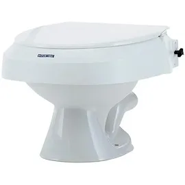 Queralto Toilettensitzerhöhung mit Deckel 3 Höheneinstellungen 6,10,15 cm weiß