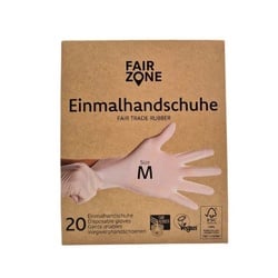 Fair Zone Latex Einmalhandschuhe M (20St)