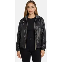 White Label Wendeanorak mit angeschnittener Kapuze schwarz S-M