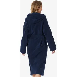 SCHIESSER Bademantel Essentials Blau S