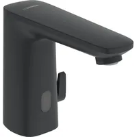Hansa Infrarot-Waschtischarmatur HANSAELECTRA DIGITAL matt-sw, Netzbetrieb, Ausladung 117mm