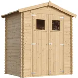 TIMBELA Holzhaus Gartenhaus M367+M367G - Mit imprägniertem BodenB196xL136xH218 cm/ 1.98 m2