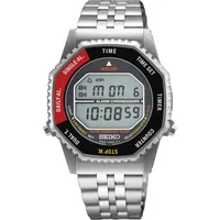 Seiko Digital Chronograph Rotocall Schwarz/Rot