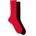 Herren Socken mit Label-Detail im 2er-Pack rot 43-46