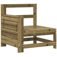 vidaXL Gartensofa mit Armlehne 69x62x70,5 cm Kiefernholz Imprägniert