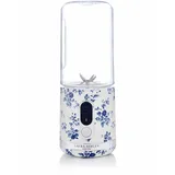 Laura Ashley Portable Blender Smoothie Maker to Go mit China Rose Design und 450 ml Flasche von VQ – USB Aufladbarer, Leistungsstark, und Kompakter Smoothie Mixer, Perfekt für Küche, Sport, und Reisen