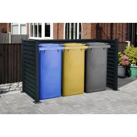 Floraworld Mülltonnenbox 210 x 122 cm grau