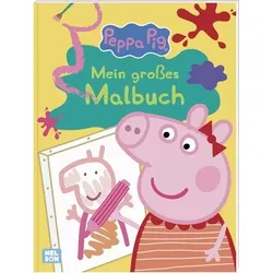 CARLSEN 512166 Peppa Mein großes Malbuch