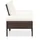 vidaXL Garten-Lounge-Set braun 48955