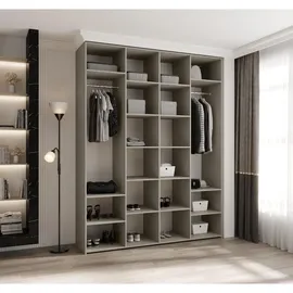 abiks möbel Drehtürenschrank COMO 190 x 245,5 x 50 cm Gold