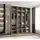 abiks möbel Drehtürenschrank COMO 190 x 245,5 x 50 cm Gold